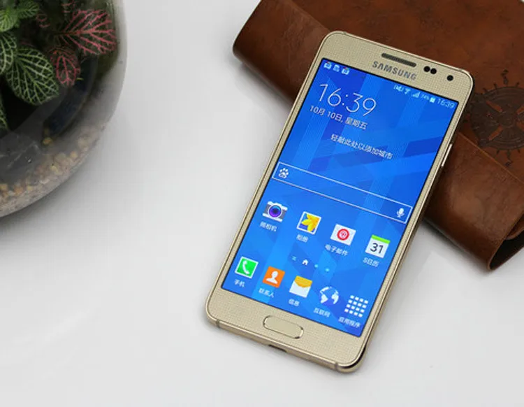 Разблокированный оригинальный мобильный телефон samsung Galaxy Alpha G850F 4G четыре ядра 2