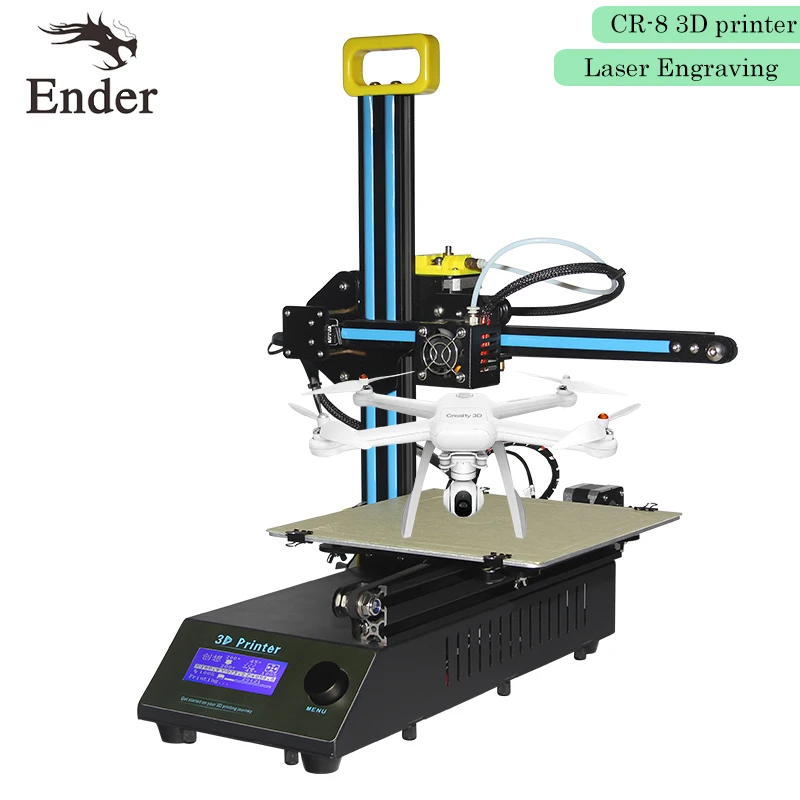 3D printer CR 8 2 in 1 Support laser engraving Mini 3D printer Reprap Prusa i3