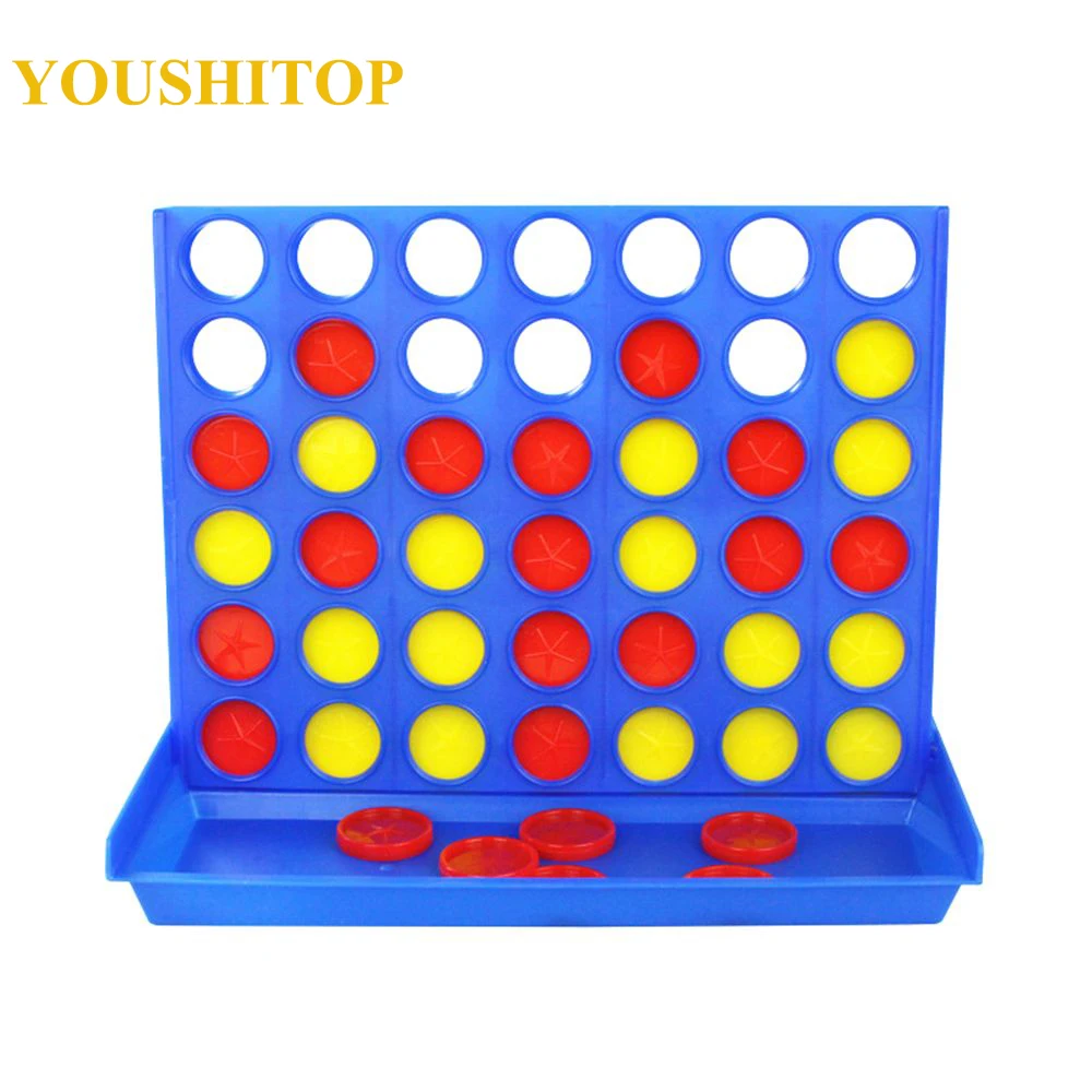 

1 Set Connect Four In A Line Board Classical Game Funny Family Parties Entertainment Gifts Educational Math Fun Toy High Quality