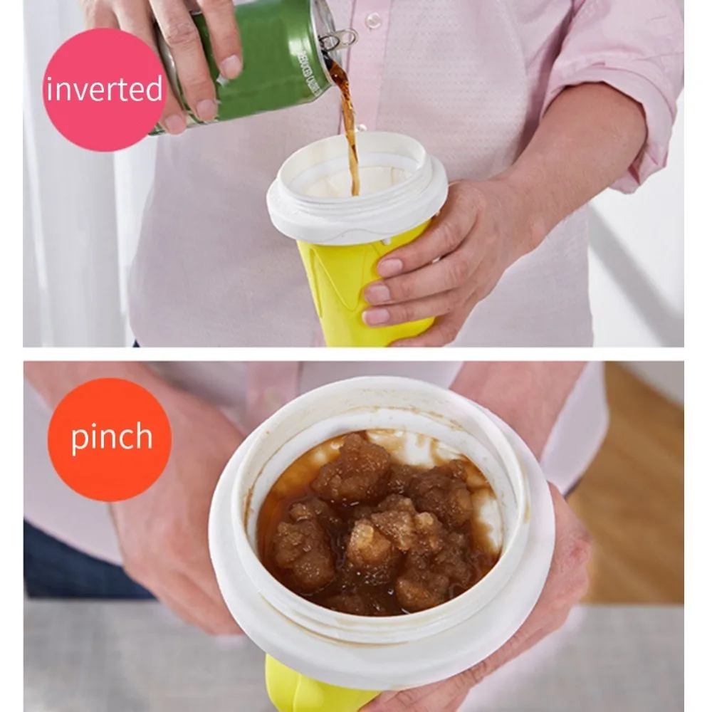 

Creative Magic Smoothie Cup Portable DIY Sand Ice Cream Juice Slush Shake Fast Cooling Bottle Milkshake Freeze Smoothie Maker