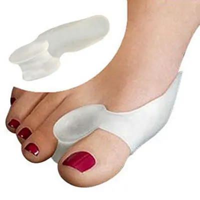 2 шт силиконовый разделитель для пальцев ног, корректор вальгусной деформации, корректор пальцев, разделитель для ноги, массажер, ортопедические инструменты для педикюра - Цвет: style 1
