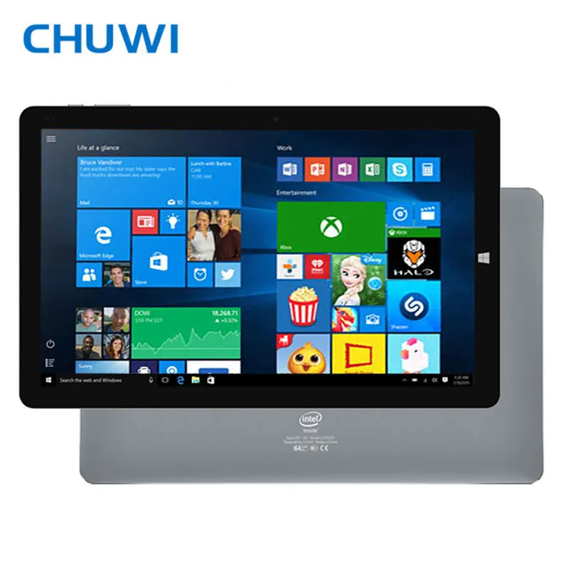 Original 10.1 Inch CHUWI HiBook Pro Dual OS Tablet PC Windows 10 Android 5.1 Intel Z8350 Quad Core 4GB RAM 64GB ROM 8000mAh