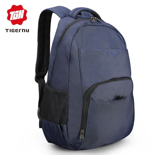 Tigernu Bookbag колледж школьный рюкзак рюкзак сумка легкие складные дорожные многофункциональные сумки для девочек-подростков мальчиков - Цвет: Dark blue