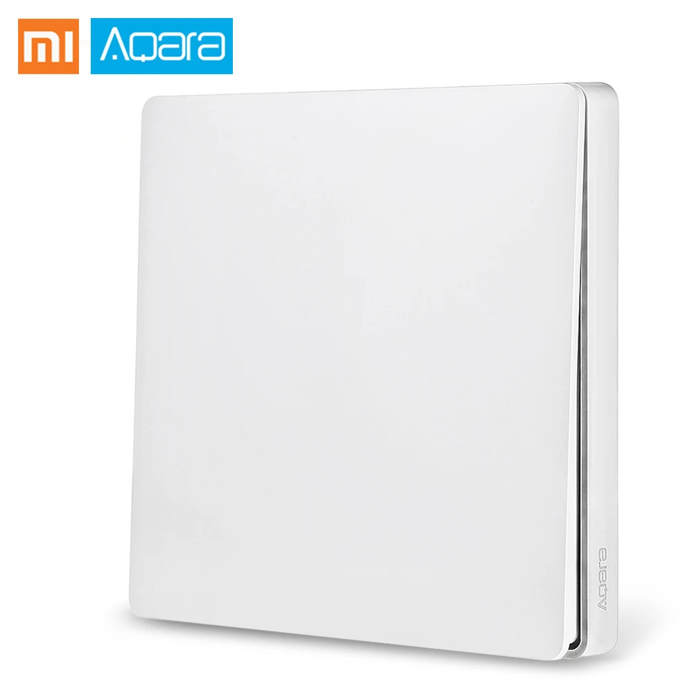 

Xiaomi Aqara Smart Light Switch Wireless Version Single Key Wall Switch Via Smarphone APP Remote Smart Home Kit