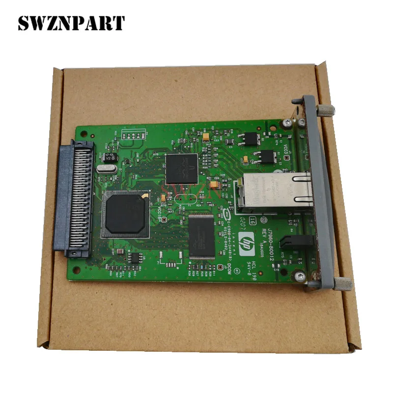 Placa de Rede para hp Servidor de Impressão Ethernet Jetdirect Interno J7960g 4250 4200 4350 4300 4515 4345 5525 4555 4025 625n J7960a