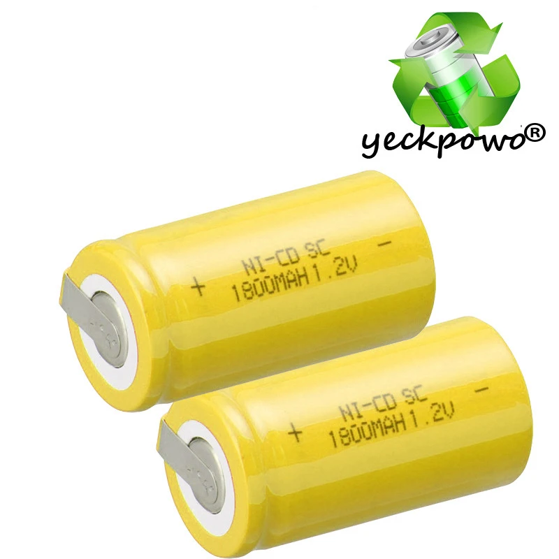 Prix pour Vrai capacité! 35 pcs SC batterie subc batterie rechargeable 1.2 v accumulateur 1800 mah SC puissance banque nicd batterie de remplacement Prix pour Vrai capacité! 35 pcs SC batterie subc batterie rechargeable 1.2 v accumulateur 1800 mah SC puissance banque nicd batterie de remplacement