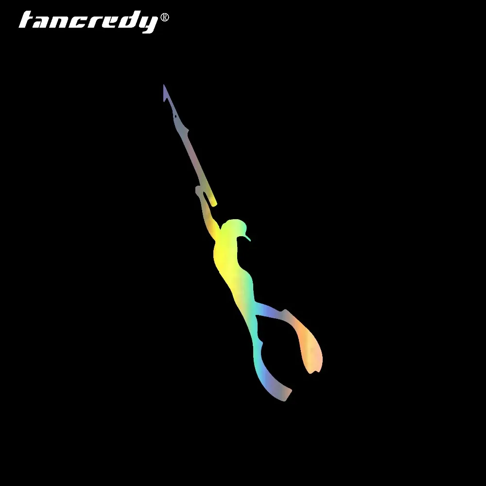 

Tancredy 9.6*18.7CM Simple Spear Gun Fishing Decal Ocean Hunters Vinyl Decal CarSticker Support Custom Car-styling Decal Series