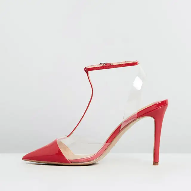 clear sandals size 11