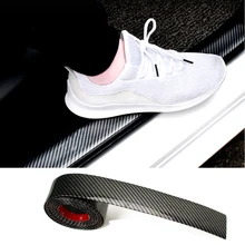 Carbon Fiber Car Edge Door Sill Protector Guard Car Styling Mouldings for Audi VW BMW AMG Mercedes Volvo KIA Ford Toyota Honda Carbon Fiber Car Edge Door Sill Protector Guard Car Styling Mouldings for Audi VW BMW AMG Mercedes Volvo KIA Ford Toyota Honda