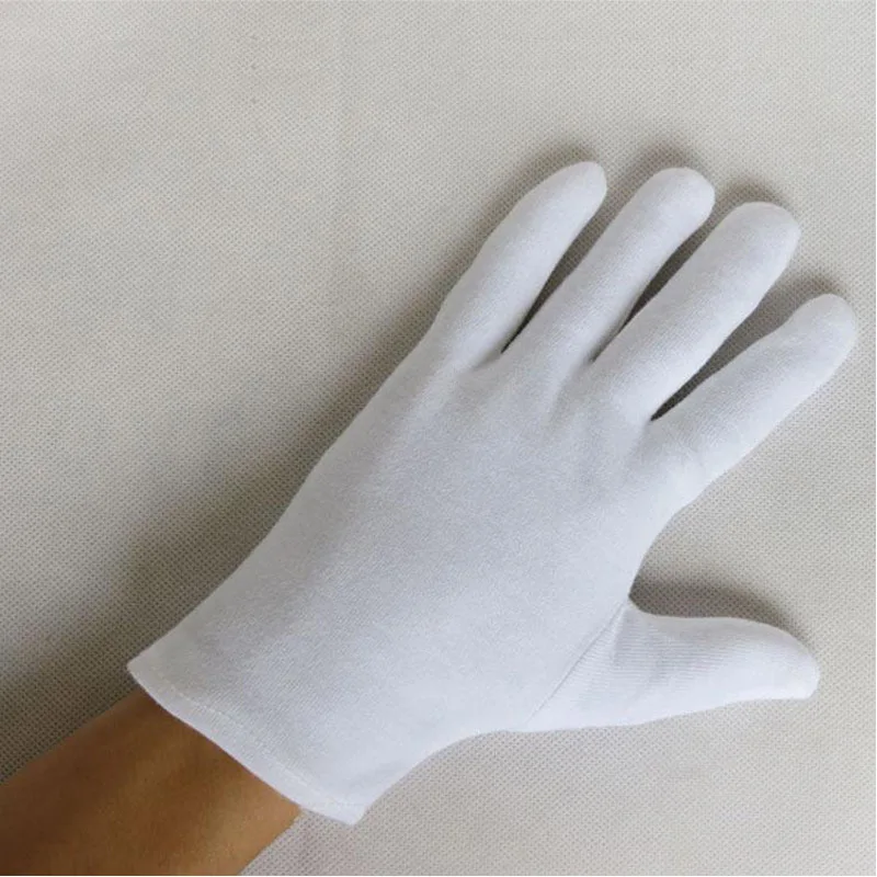 Белые перчатки из 100% хлопка 12 пар|equestrian gloves|cotton glovesgloves gloves |