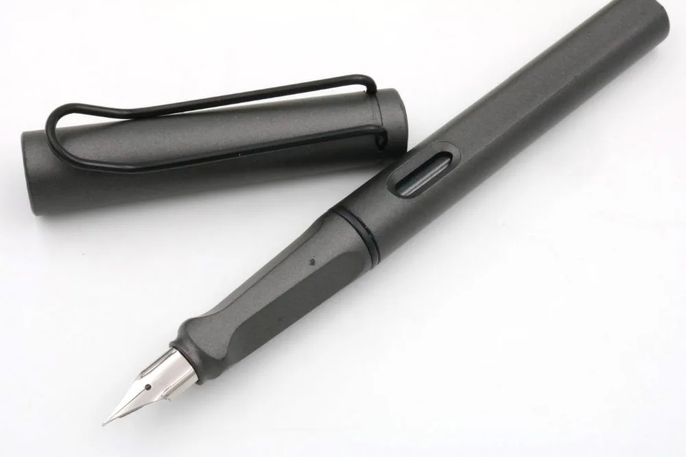

school plastic eraser popular office hot EF Matte grey Fountain Pen student gift pen