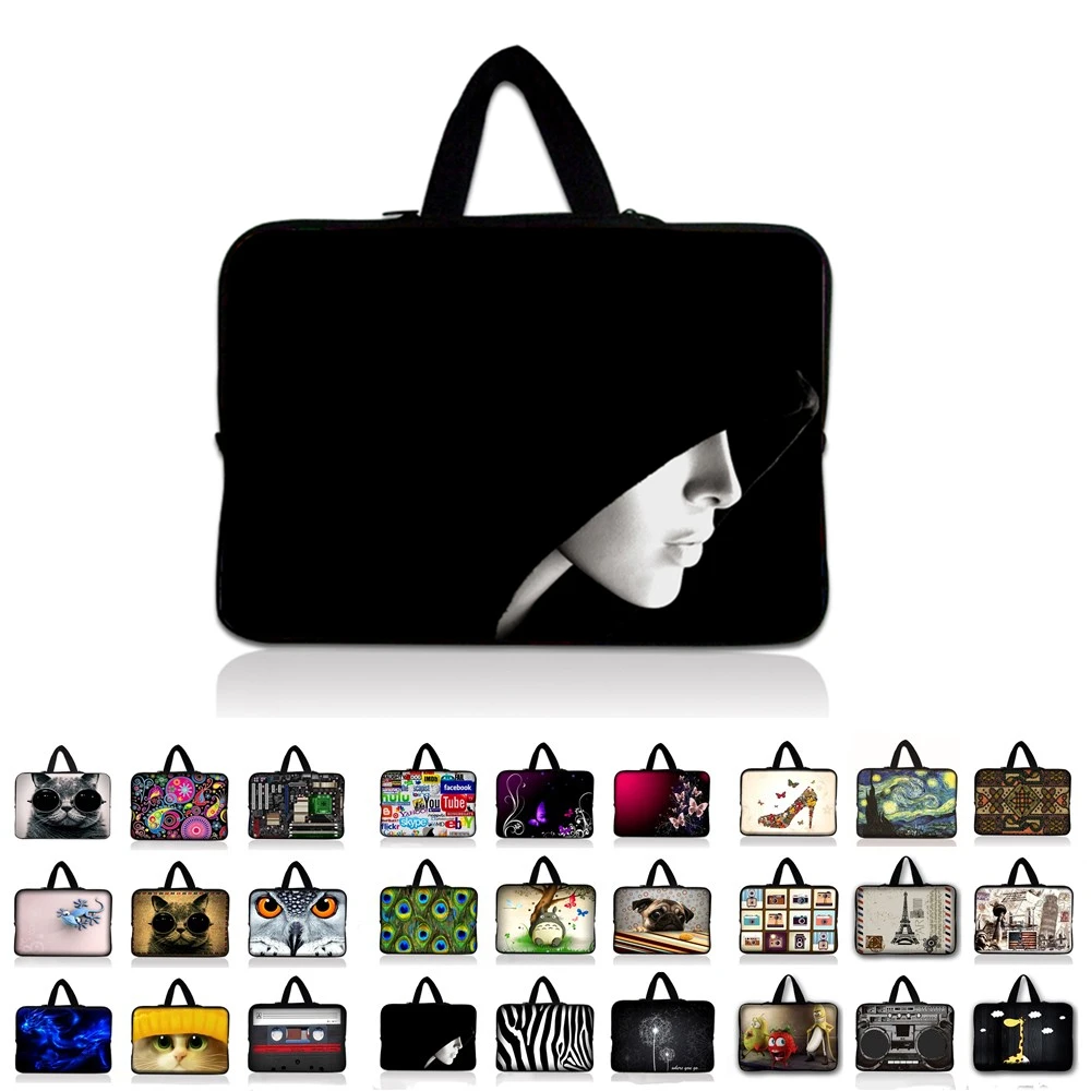 

10 11.6 13.3 14.4 15.6 17.3 inch Handle Laptop Sleeve Bag Notebook Smart Cover Case For Macbook Air/Pro For Asus Acer HP Dell #C