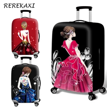 

Suitcase Skirt Luggage Cover 18-32 Inch Trolley Baggage Elastic Protection Cover Trunk Case Covers Travel Accessories