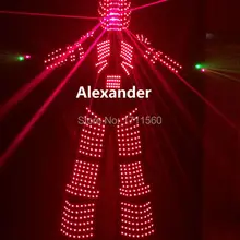 Светодиодный робот костюм/Светодиодный Фонари для одежды/легкие костюмы/светодиодный Робот Костюмы