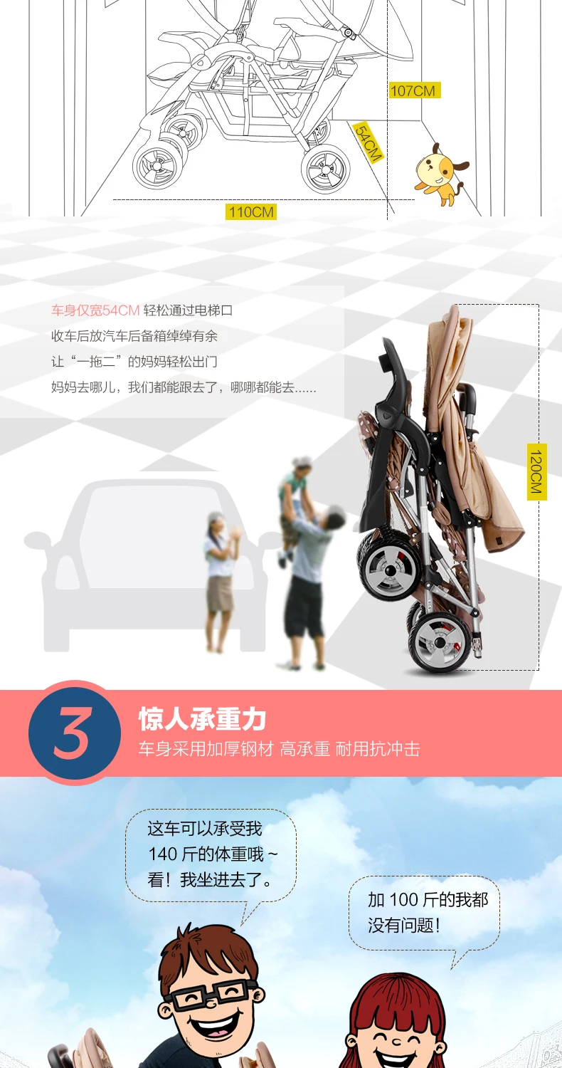 Коляска для близнецов двойная детская коляска для близнецов двойной детская коляска с козырьком 2 в 1 путешествия Системы коляска дорожная сумка для коляски