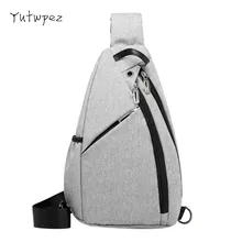 Нейлоновая Мужская и женская сумка через плечо, повседневная дорожная сумка Mochila, маленькие сумки на лямках, мужская сумка на молнии на плечо, сумка на пояс с отверстием для наушников