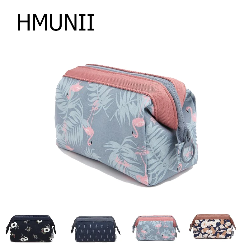 Модная косметичка HMUNII для путешествий 2018 с фламинго косметики элегантные сумки
