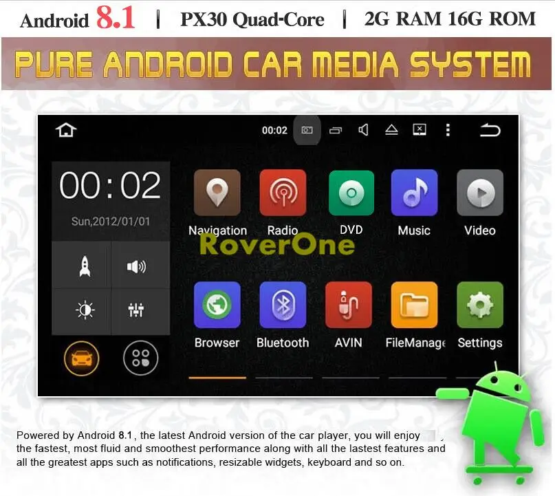 Top Pure Android 8.1 System HD Screen For Opel Astra J For Buick Verano Car DVD GPS System Car Stereo System Media Multimedia 4