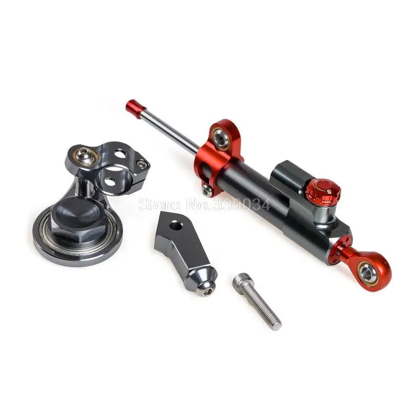 

Titanium CNC Billet Steering Damper Mounting Kit for Kawasaki Ninja ZX-6R ZX636 2005-2006