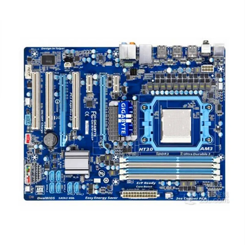

Used original AM3 motherboard for Gigabyte GA-870-UD3P DDR3 Socket AM3 870-UD3P