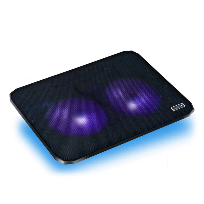 USB Laptop Notebook Cooling Pad 2 Fans Laptop Cooler For MacBookLenovoDellAcerAsus Universal Under 17 inch Ultra-thin Stand (4)