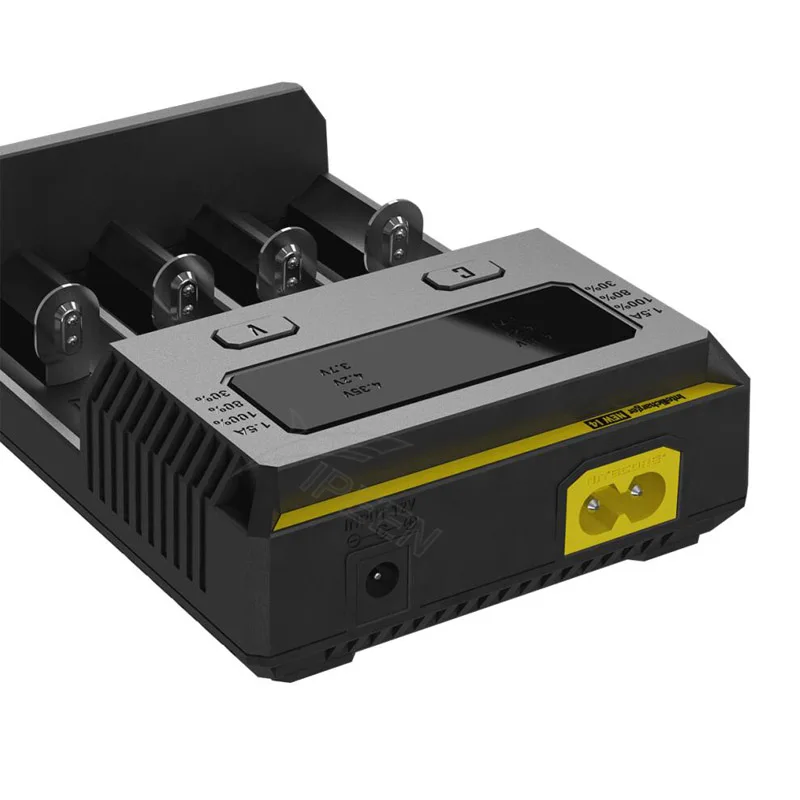 Оригинальное зарядное устройство Nitecore I4 18650 14500 16340 26650 LCD li ion 12V Входное для
