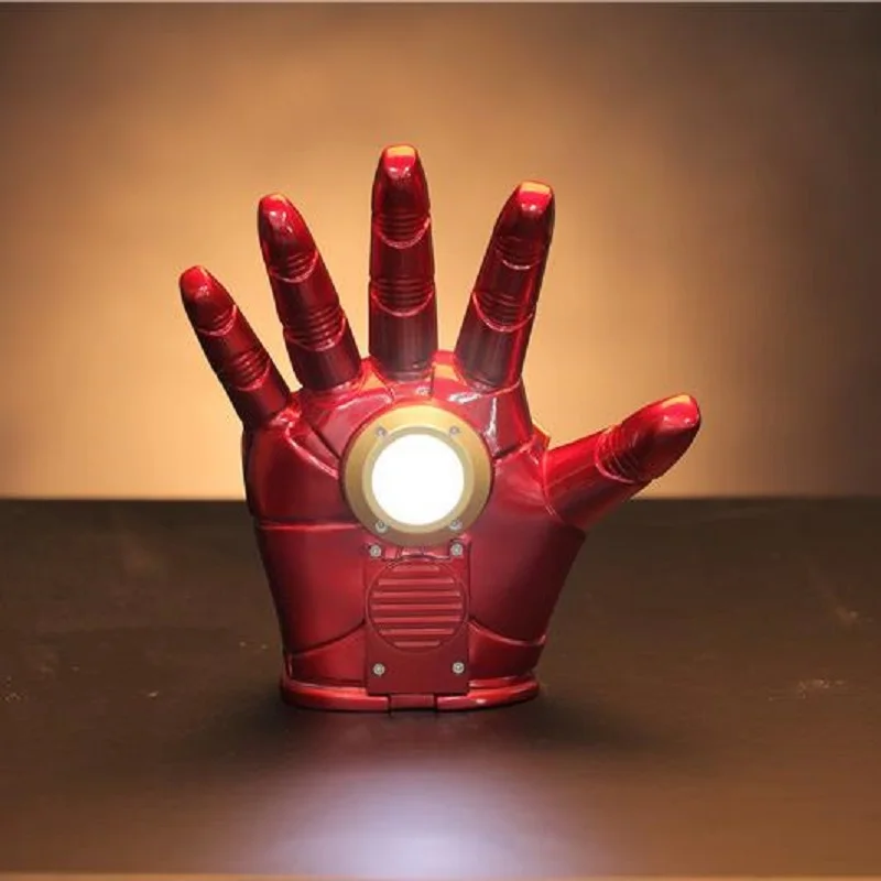 

Marvel Avengers 1/1 Iron Man Gloves High Quality Cosplay Steel Gloves with LED Lights Infrared Combat Figure Action Toys