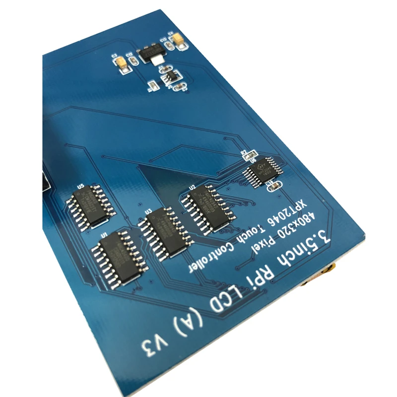 100% новый совместимый Raspberry Pi B 3 5 "резистор ЖК сенсорный экран дисплей