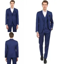 5 шт.(куртка+ брюки+ галстук+ жилет+ носовые платки), красивый костюм с двумя пуговицами, мужские костюмы