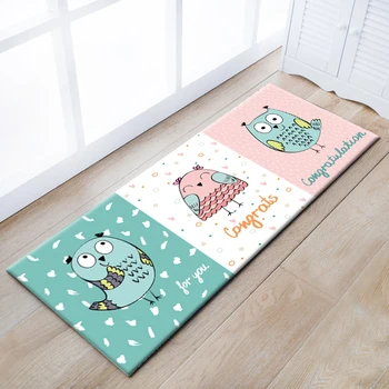 

Multi-function cartoon owl ground mat for kitchen, door mat ,cute kids carpet ,decoration ground mat for childrenroom