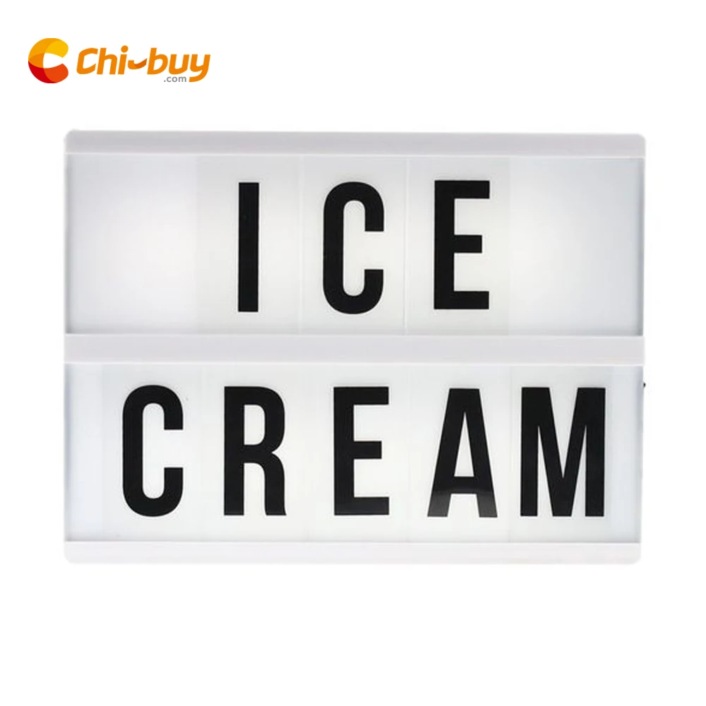

Chibuy A5 SIZE Cinema light box DC Powered light box Cinema decoration DIY Cards LED Home Decor Cinemaic