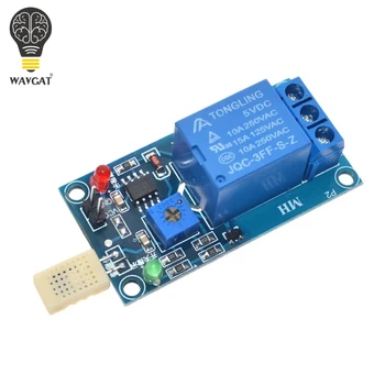 

DC 5V 1 Channal 1CH Humidity Sensor Switch Relay Module Control Board Humidity Sensor Module WAVGAT