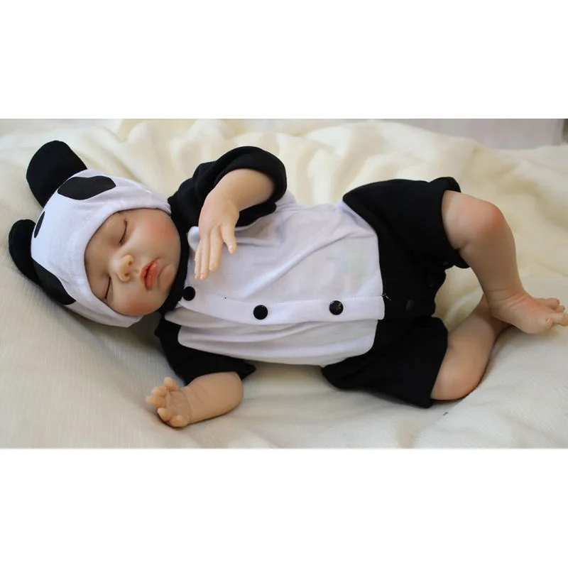 

Hot Selling NPK 48cm/19 Inch Reborn Doll Silicone Lifelike Jointed Newborn Sleeping Doll Birthday Gift
