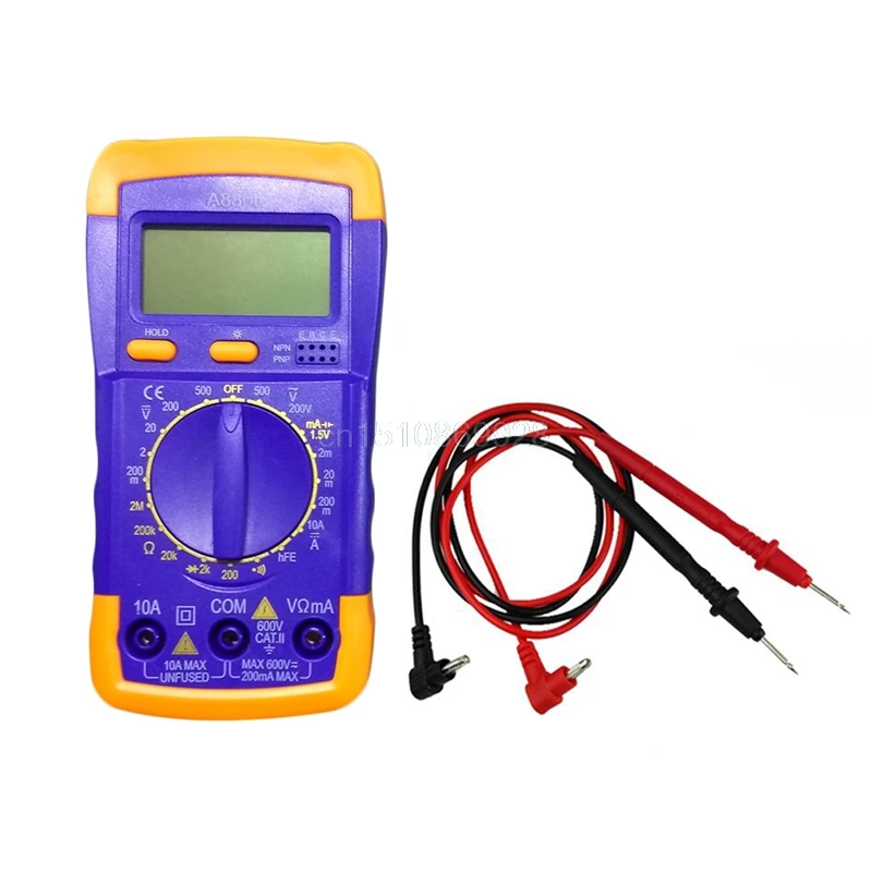 

1Pc New A830L LCD Digital Multimeter DC AC Voltage Diode Freguency
