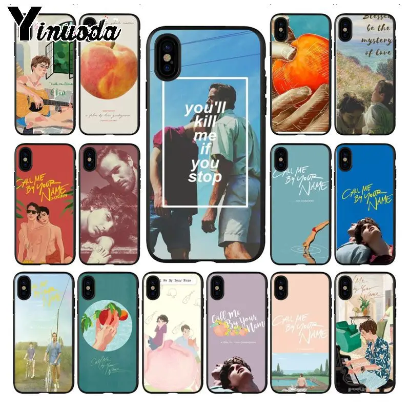 Yinuoda Call Me by Your Name poster TPU Мягкий силиконовый чехол для телефона iPhone 5 5Sx 6 7 7plus 8 8Plus X XS