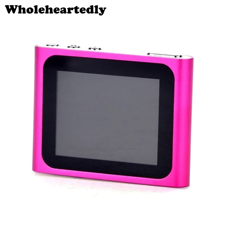 

In Stock 6th Gen 1.8 inch LCD Screen MP3 MP4 Player FM Radio Games Video Movie Player+Earphone+ USB Cable Free Shipping
