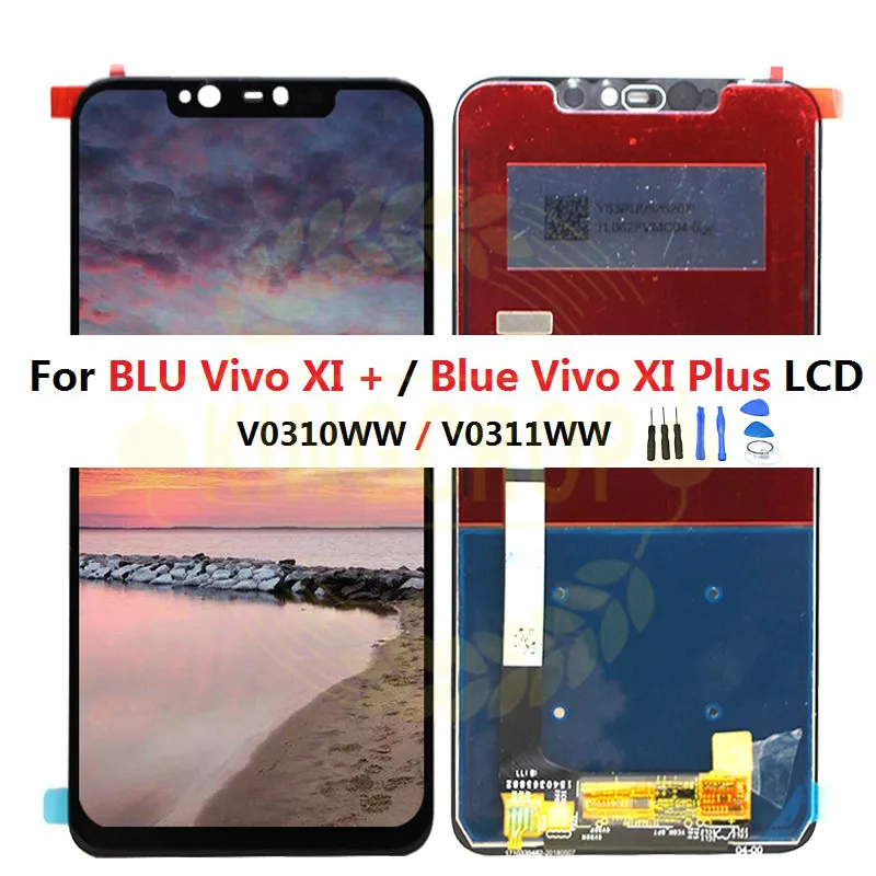 

original For BLU Vivo XI Plus LCD V0310WW V0311WW LCD Display Touch Screen Digitizer for Blu Vivo Xi+ XIPlus lcd for vivo xi lcd