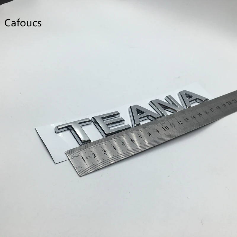 Cafoucs автомобильный Стайлинг для Nissan TEANA ABS хромированные буквы задний багажник