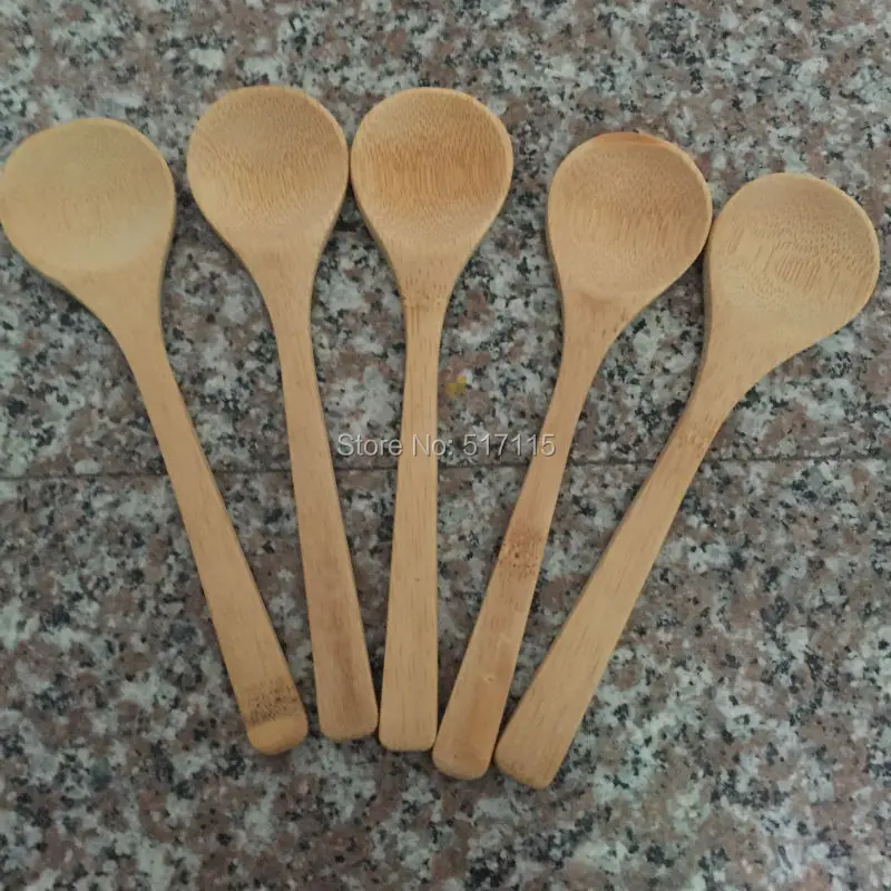 Extra large wooden spoon Manual customization baby spoon Lovely small