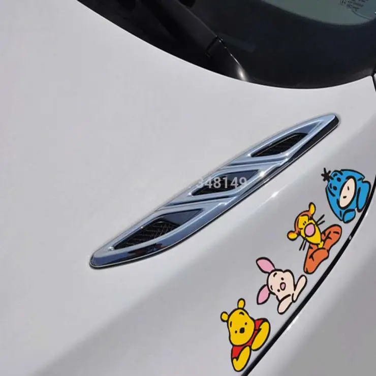 Забавная Автомобильная наклейка Aliauto с изображением медведя для семьи Tesla Ford