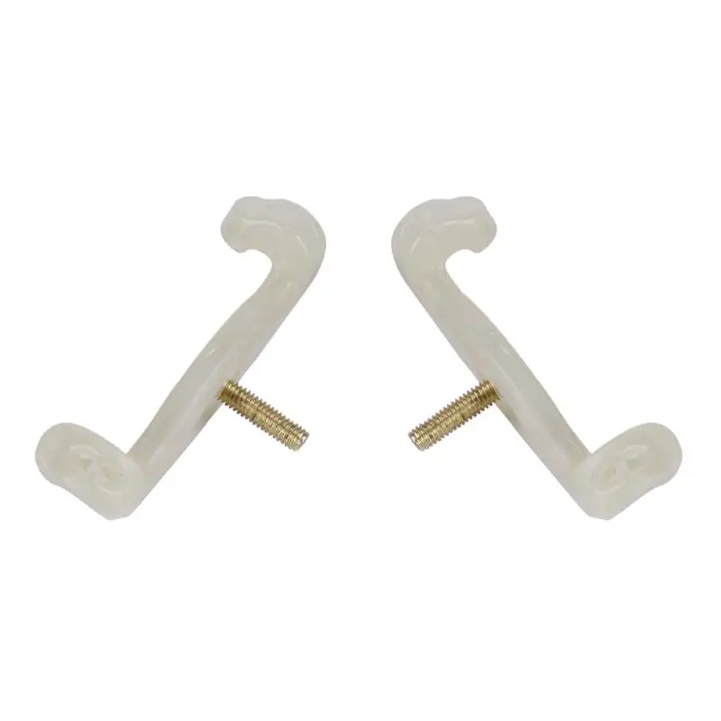 

2pcs Violin 3/4 and 4/4 Size Violin Adjustable Shoulder Rest Rubber Feet Musical Instruments Violin Accessories