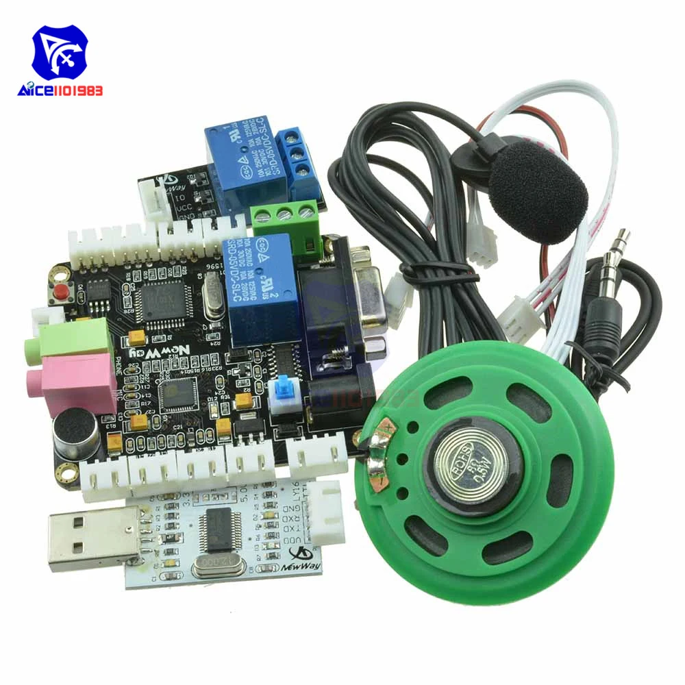 Модуль распознавания речи diymore голосовой модуль для Arduino Raspberry|Интегральные