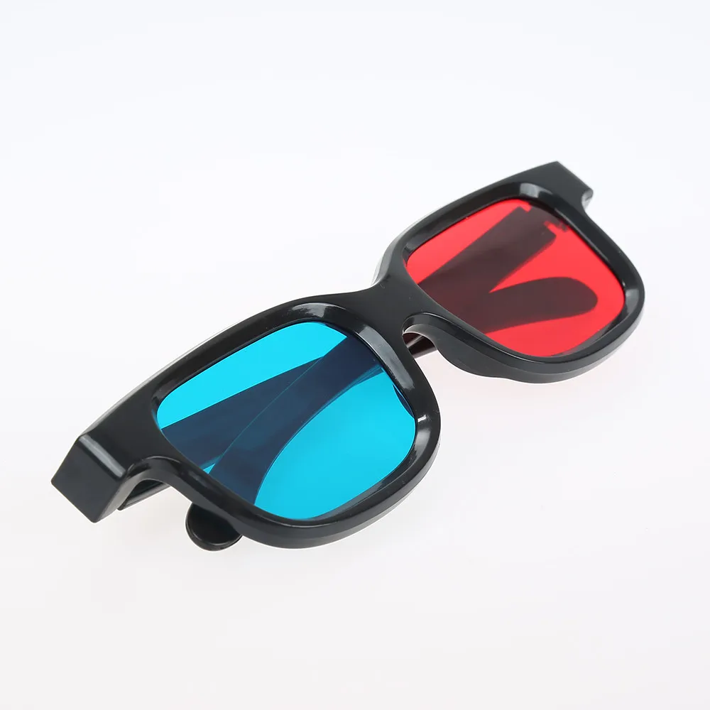 Новая мода универсальный тип 3D очки/Красный Синий Тип 3D очки анаглиф 3D пластиковые очки крутая Мода ТВ кино на DVD игры