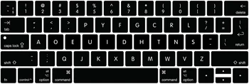 

Dvorak Keyboard Protector Cover Keypad Skin for Macbook New Pro 13" A1706 15" A1707 With Touch Bar Release on 2017