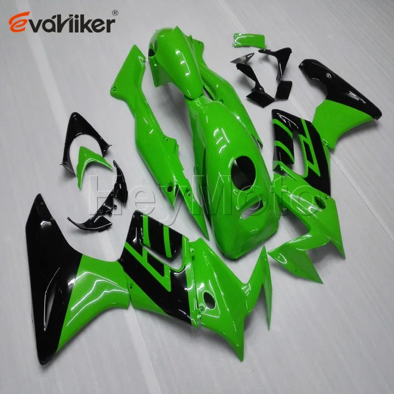 Капот мотоцикла на заказ для CBR125R 2004-2005 CBR 125R 04 05 ABS Пластиковый обтекатель мотоцикла+ 5 подарков+ окрашенный зеленый - Цвет: B