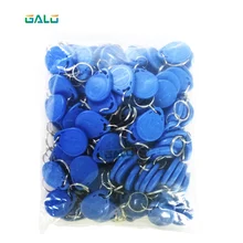 100 шт./лот 125 кГц RFID EM4100 TK4100 брелоков брелки электронные ключи безопасности брелков Брелок ID Card доступ только для чтения Управление rfid-карты