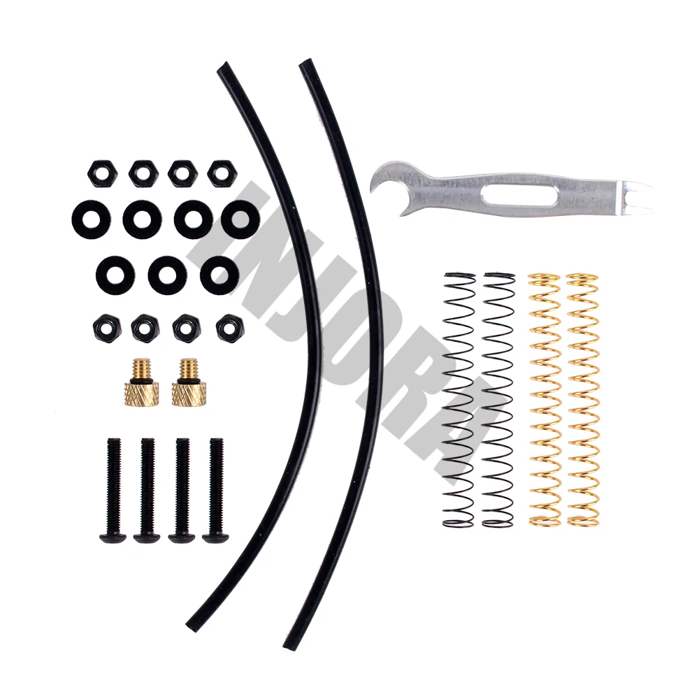 Tanie INJORA 2 sztuk 100 110mm Piggyback amortyzator sprężyny wewnętrzne dla 1 10 RC samochód terenowy axial SCX10 90046 D90 TRX4
