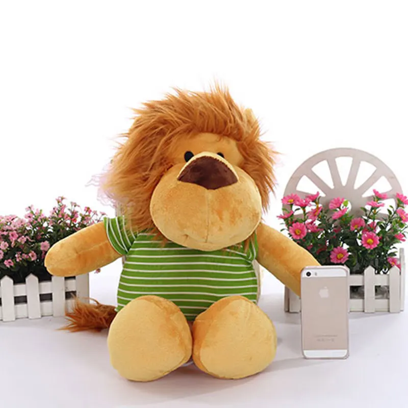 50 Cm Grand Calin Lion En Peluche Animaux Jouets Bebe Calme Poupees Pour Enfants Enfants Jouant Poupee En Peluche Lions Avec Manteau Aliexpress