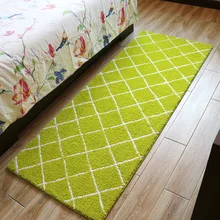 Напольные ковры в скандинавском стиле с твердой решеткой для гостиной, нескользящий Детский ковер, прикроватные коврики для спальни, моющиеся коврики для кухни