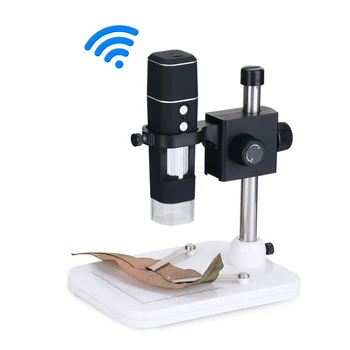 

200X Zoom Wifi Digital Microscope for iOS/Android 8LED HD Wireless Biological Microscope Rechargeable Electronic Magnifier Loupe